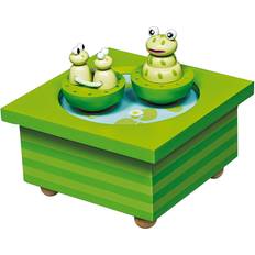 Spilledåser Trousselier Musical Wooden Box Frog