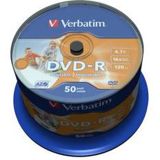 Optischer Speicher Verbatim DVD-R 4.7GB 16x Spindle 50-Pack Wide Inkjet