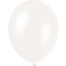 Latex Balloons Unique Party Latex Ballon White 50-pack