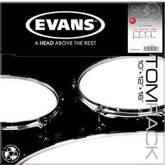 Pelli per tamburo D'Addario Evans ETP-G2CLR-F Fusion G2 Clear Set Pelli Batteria