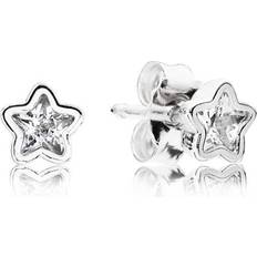 Orecchini Pandora Star Shine Earrings - Silver/Transparent