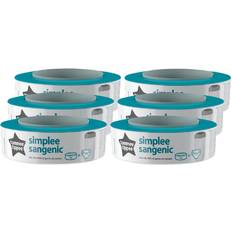 Tommee Tippee Sangenic Simplee Refillkassetter till Blöjhink 6-pack