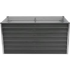 Vasi, Piante e Coltivazione vidaXL Raised Garden Bed 160x80x77 cm In Acciaio Zincato Verde 31.5x80x77cm 80x160x77cm