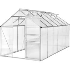 Serre tectake Greenhouse 6.93m² Alluminio Policarbonato