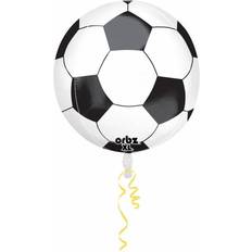 Animal & Character Balloons Amscan Foil Ballon Orbz Soccer Ball White/Black