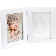 Cadres Photos et Impressions Dooky Happy Hands Double Frame Small kit empreintes bébés White 10 cm x 15 cm 13 cm x 17 cm 1 pcs