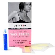 Hårfjerningsprodukter Parissa Wax Strips ansigt, underarm, bikinilinie 24-pack