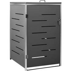 Ulkorakennukset vidaXL Single Wheelie Bin Shed 69x77.5x115cm
