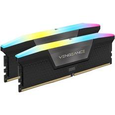 Mémoires RAM Corsair Vengeance RGB Grey DDR5 6000MHz 2x16GB ECC (CMH32GX5M2B6000Z30K)