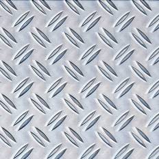Materiales de Hoja Alberts Kantoflex Chapa estriada (1.000 x 120 mm, Espesor: 1,5 mm, Aluminio, Brillante)
