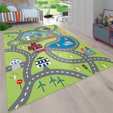 Teppiche Paco Home Spielteppich Kinderzimmer Stadt-Design Bunt