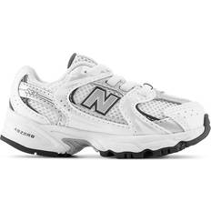 Scarpe da sport New Balance Kid's 530 Bungee - White/Natural Indigo/Silver Metallic