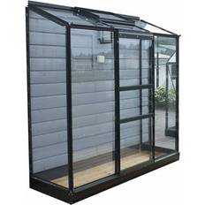 Lean-to Greenhouses Halls Greenhouses Altan 3 1.3m² 3mm Aluminum Glass