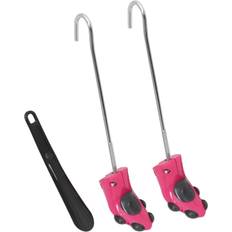 Shoe Trees vidaXL Boot Stretchers with Shoe Horn Pink 34-40 Plastic Pink