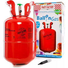 Bouteilles d'Hélium Party Factory Helium Gas Cylinders for 30 Balloons Red