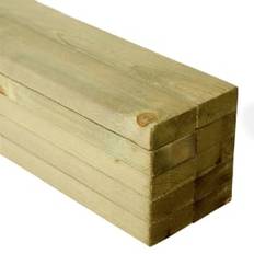Wickes Treated Sawn Timber 22 x 47 x 1800 mm - Pack of 10