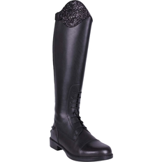 Scarpe da Equitazione QHP Junior Romy Leather Riding Boots - Black