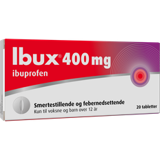 Reseptfrie legemidler Ibux 400mg 20 st Tablett