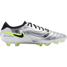 Nike Football Shoes Nike Tiempo Legend 10 Elite FG - Metallic Silver/Volt/Black/Volt