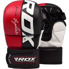Kampsportshandskar RDX T6 MMA Grappling Handskar Röd X-Large