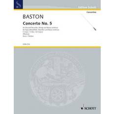 Recorders Concerto Schott Recorder No. 5 in C Major