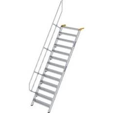 Treppen & Geländer MUNK Munk Treppe 60° Stufenbreite 1000 mm 13 Stufen Aluminium geriffelt
