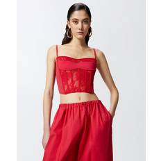 Corsets Pinko Corset À Fines Bretelles - Rose