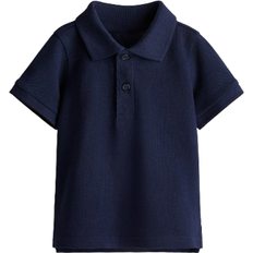 H&M Poloshirt Aus Baumwollpikee - Blau