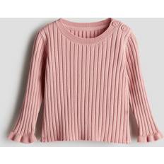 Knitted Sweaters Children's Clothing H&M Rib-knit Jumper - Pink