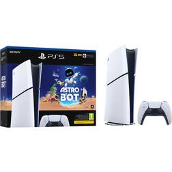 Sony PlayStation 5 Slim (PS5) Digital Edition Astro Bot Bundle 1TB - White