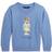 Polo Ralph Lauren Polo Bear Fleece Boxy Sweatshirt - Campus Blue