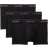 Calvin Klein Modern Cotton Stretch Low Rise Trunk 3-pack - Black/Silver/Red